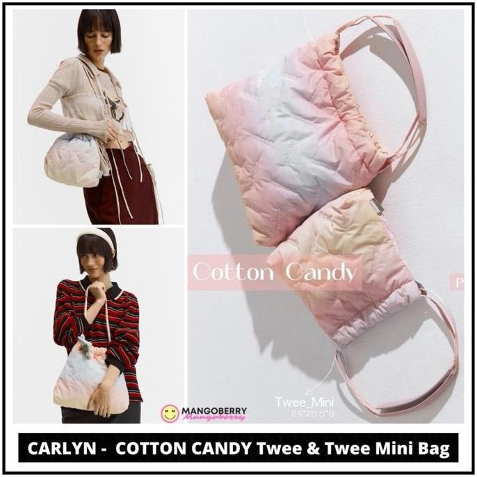 CARLYN - COTTON CANDY Twee & Twee Mini Bag (100% original)