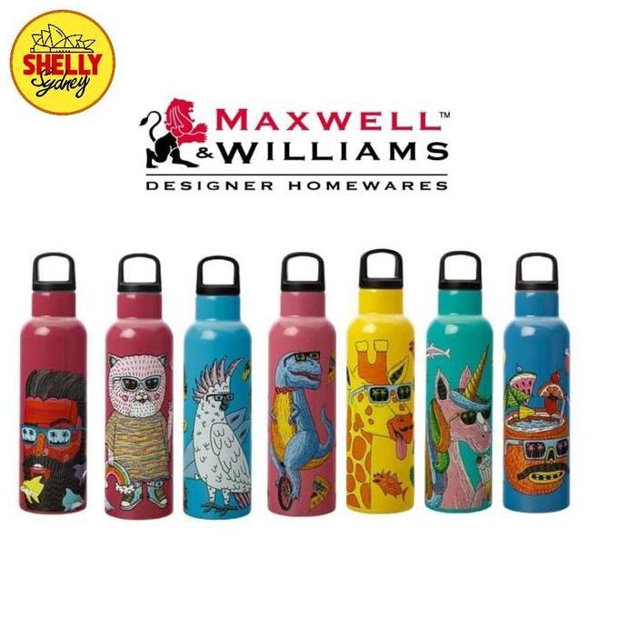 Terlaris Maxwell & Williams Drink Bottle 600Ml Insulated Original