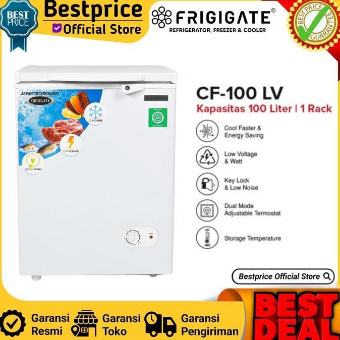 FRIGIGATE CHEST FREEZER 100 LITER F 100 LV FREEZER BOX LOW WATT