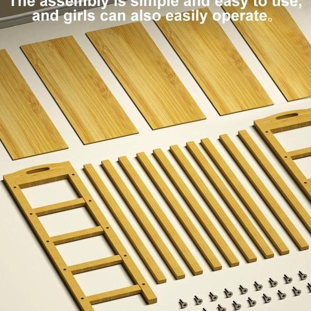 Love Rak Sepatu Susun Kayu Rak Bamboo Penyelenggara Rak Sandal Rak Sepatu Medan Rak Penyimpanan Lema