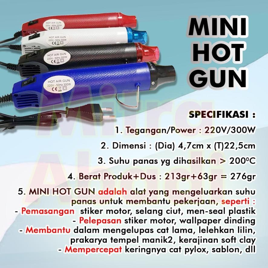 Mini Heat / Hot Air Gun - Alat Pemanas Portable Multifungsi
