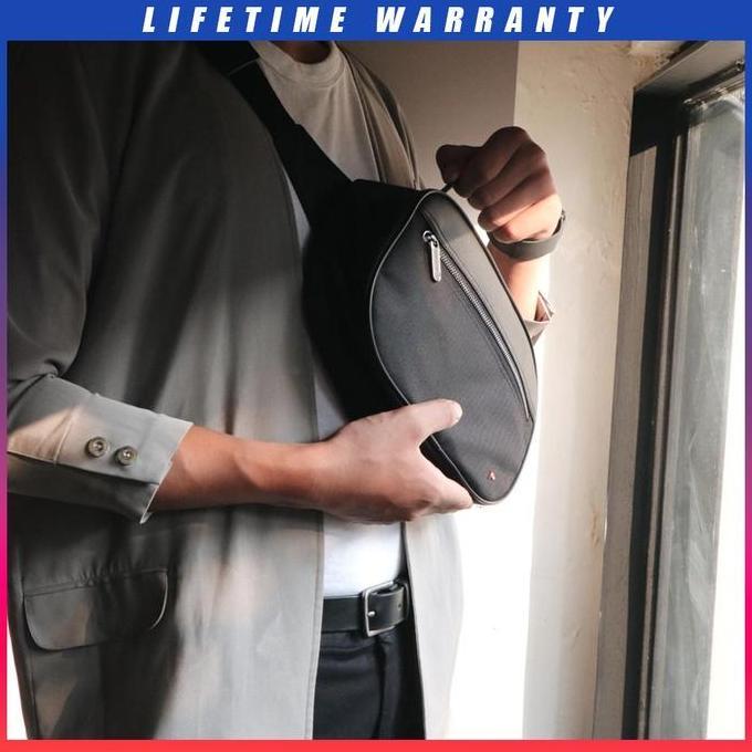 TFG Waist Bag Tas Pinggang Marciano 411 Black Lifetime Warranty