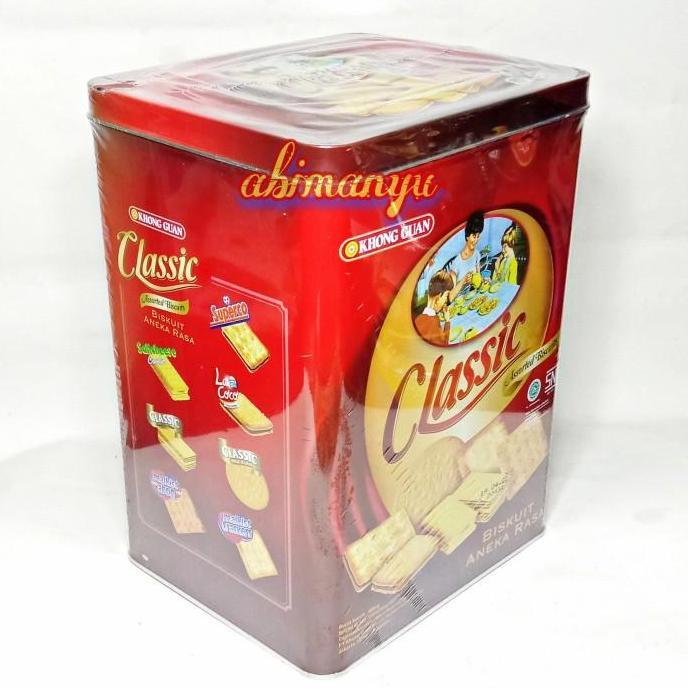 BISKUIT KHONG GUAN KALENG CLASSIC 600 GR ARG