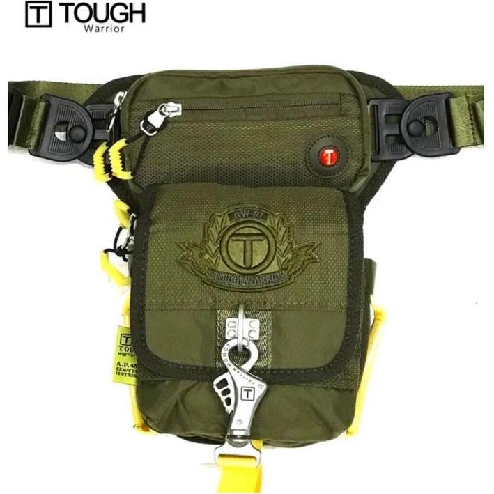 Tas TOUGH 5501 / TOUGH WARRIOR / TAS ARMY SELEMPANG tas selempang pinggang paha tough army Pria tas 