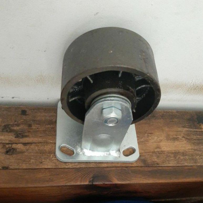 RODA TROLLEY TROLI BESI 4 INCH HEAVY DUTY MATI Roda Troli