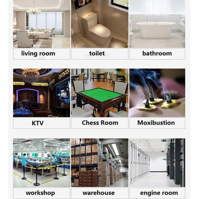 Exhaust Fan 4/6/8Inch Exhaust Fan Dinding Kipas Exhaust Ventilasi Dinding  Booster Fan