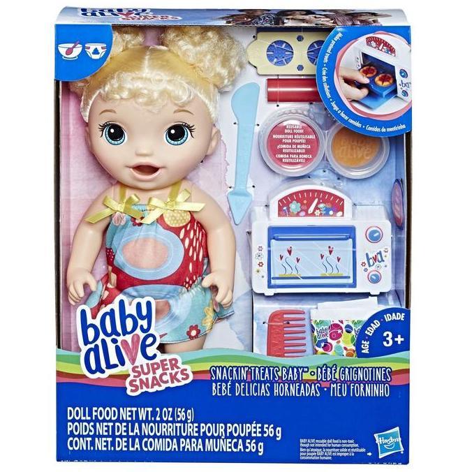 BABY ALIVE SNACKIN TREATS BABY ORIGINAL SUPER SNACKS DOLL FOOD