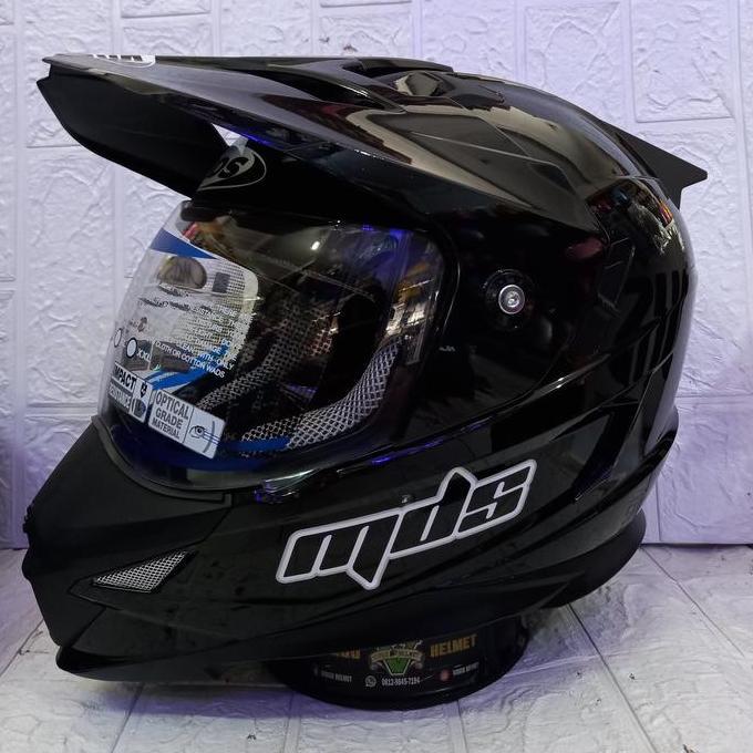 HELM MDS SUPER PRO SOLID BLACK