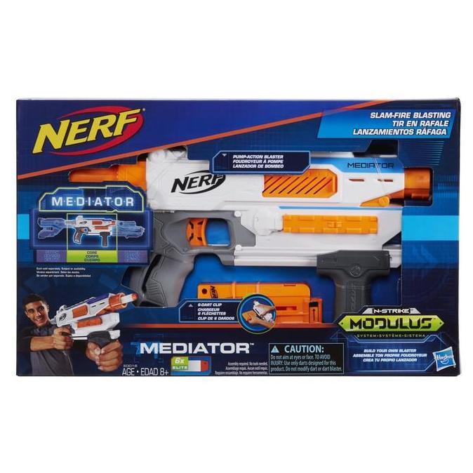 NERF N-STRIKE MODULUS MEDIATOR SLAM FIRE BLASTING ORIGINAL HASBRO