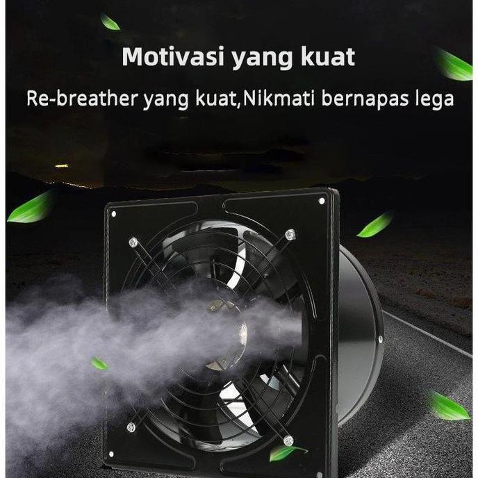 Exhaust Fan 4/6/8Inch Exhaust Fan Dinding Kipas Exhaust Ventilasi Dinding  Booster Fan