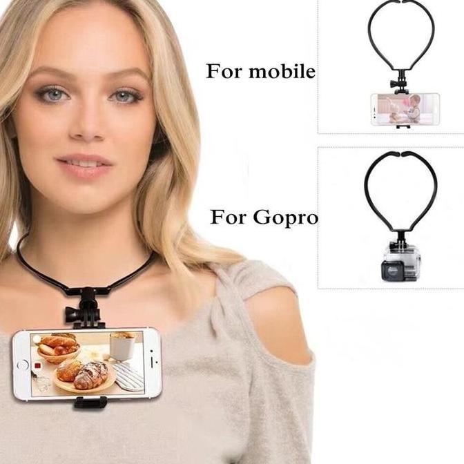 Holder Lanyard Strap Kalung Leher for GoPro Smartphone