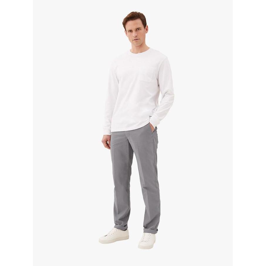 M&S - Celana - Regular Fit Super Lightweight Chinos - Mid Grey, 34-38