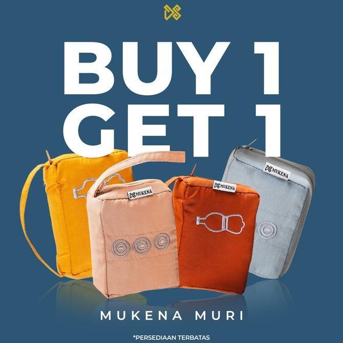Promo DS Modest - Mukena Travel Waterproof Rekor MURI Promo Beli 1 Gratis COD