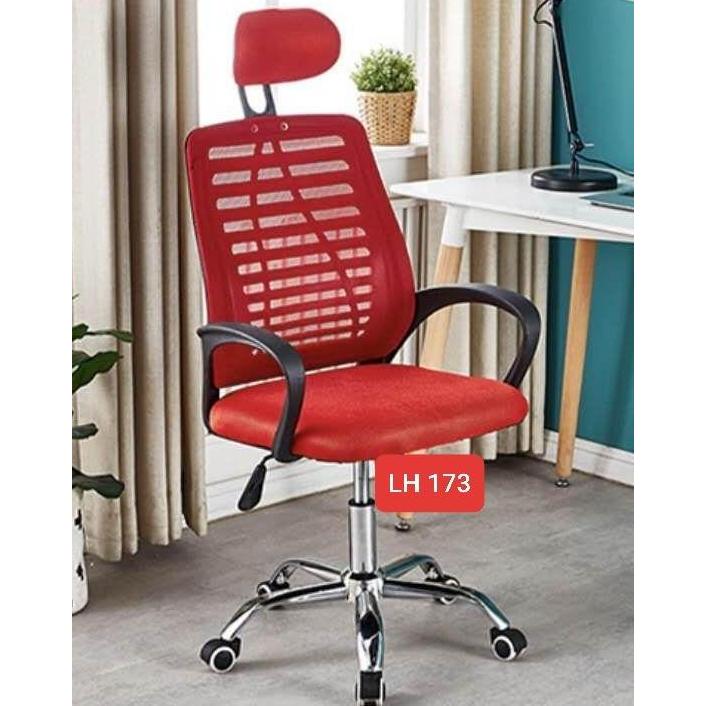 Terlaris Frasser Kursi Kantor Jaring Kursi Staff Kursi Kerja Merah Merah LH 173