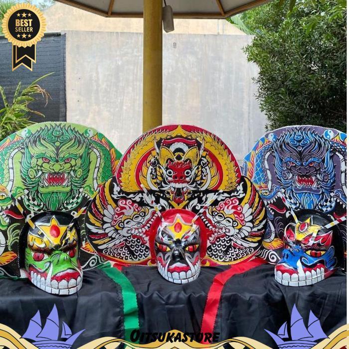 [Drs] Mainan Anak Promo Barongan Anak Spon Devil Macan Jumbo Termewah Real Pict Terlerenbarongan Ana