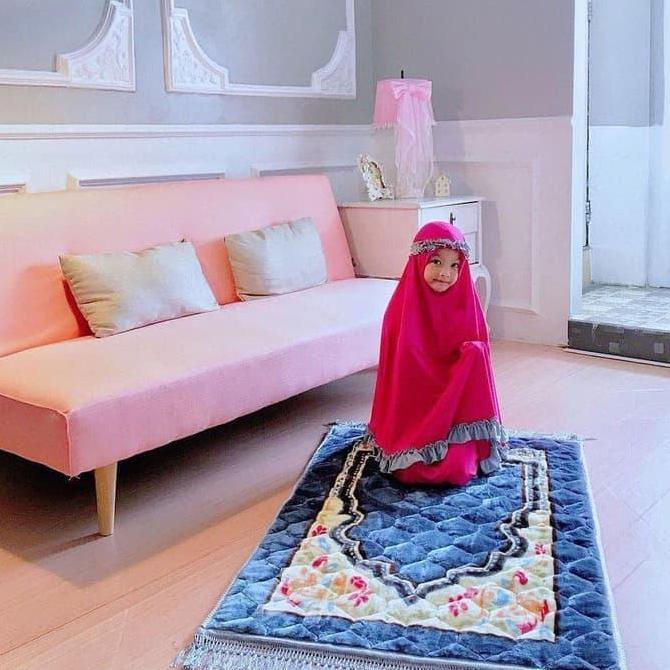 Promo Sajadah Al-Jeddah Sajadah Busa Bulu Sajadah Turki - Hijau - Biru COD