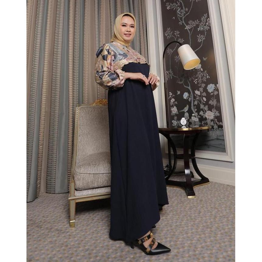 Promo Warna Warni Brand Nafisa Set Couple dapat ( Gamis koko hijab ) Baju Muslim Baju Muslim Panjang