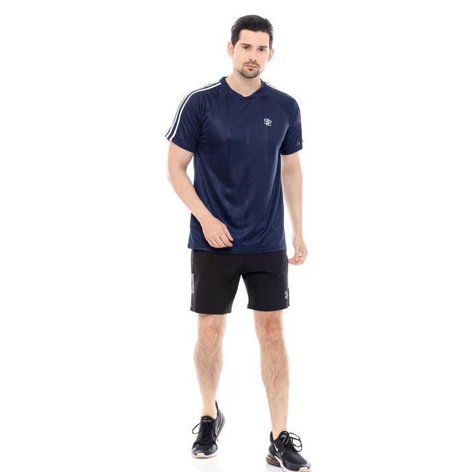 SecondShape - Baju Olahraga Pria Laki laki Men Sport Jersey Futsal Soccer Bola Running Gym Padel