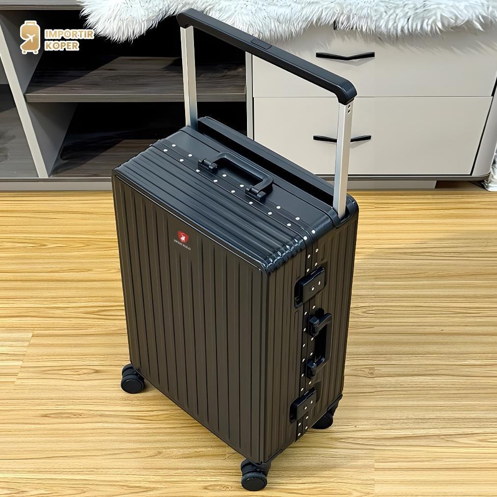 Importir Koper BLISS Series Size 20 - 24 Inch Kabin & Bagasi Aluminium Frame Wide Trolley Ringan