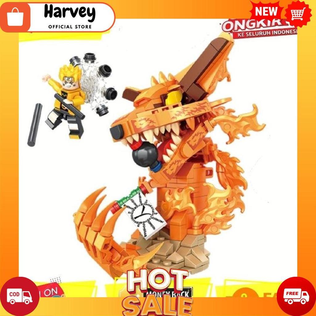 Mainan Anak Brick Figure Naruto Kyubi Kurama Besar Bricks Naruto Shippuden Akatsuki Sasuke Kakashi I