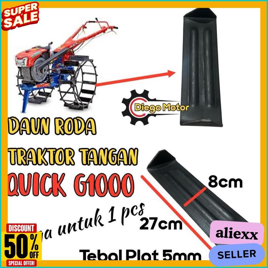 50% Off Daun Roda Besi Traktor Tangan Pertanian Bajak Sawah Kubota Quick G1000 Boxer G600 Rs0