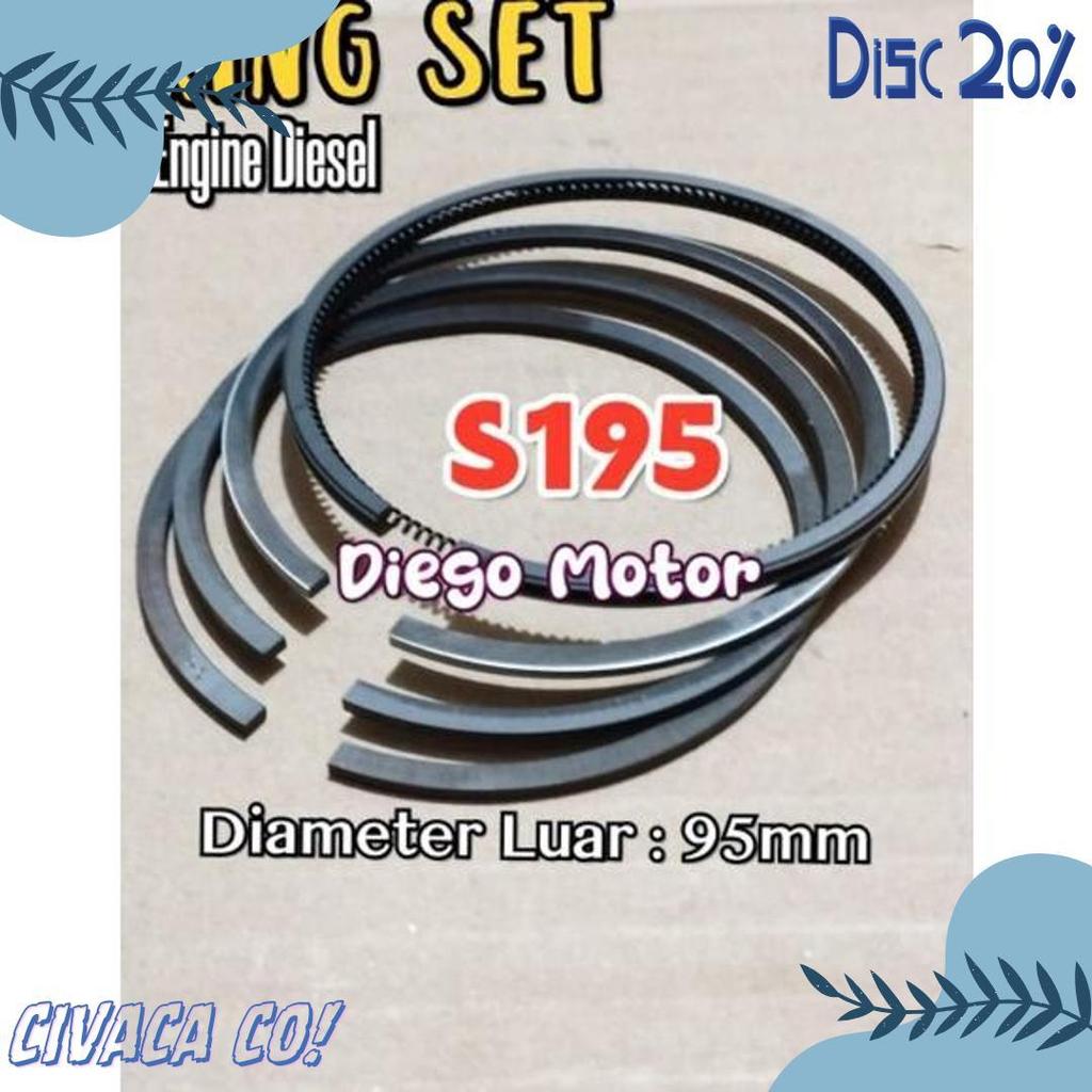 Lagi Diskon Nih S195 Ring Seher Piston Mesin Diesel Dongfeng 12Pk Rs0