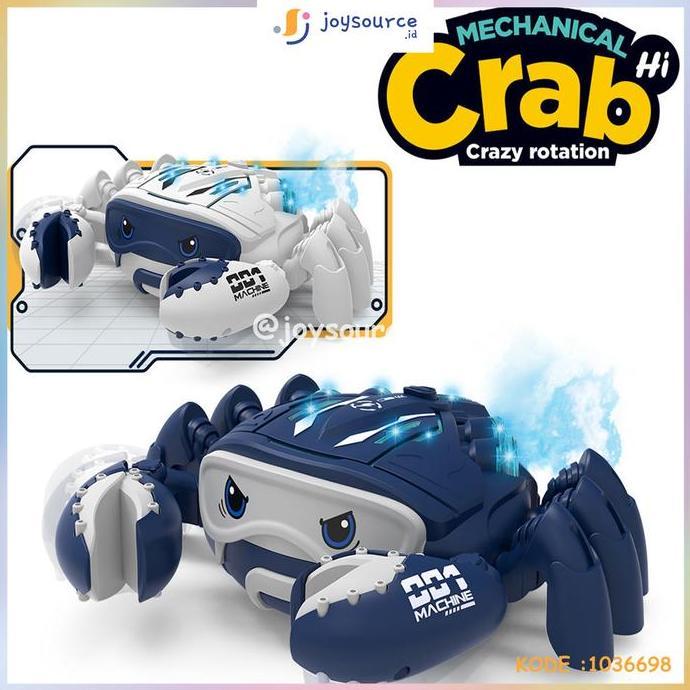 Mainan Kepiting Mekanik Anak Mechanical Crab | Mainan anak kepiting BO TEG
