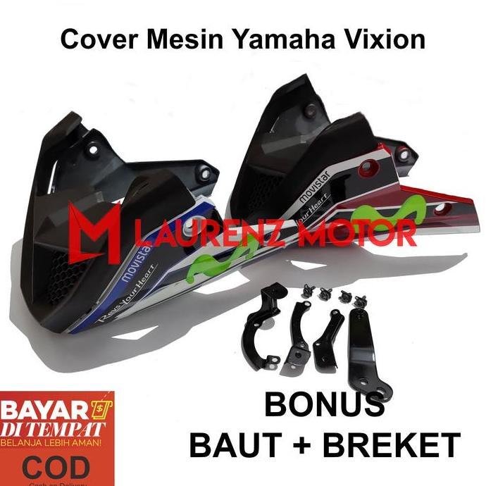 Promo Cover Mesin Vixion Old NVL NVA Cover Engine Vixion Tutup Mesin Vixion Nemo Model Movistar COD