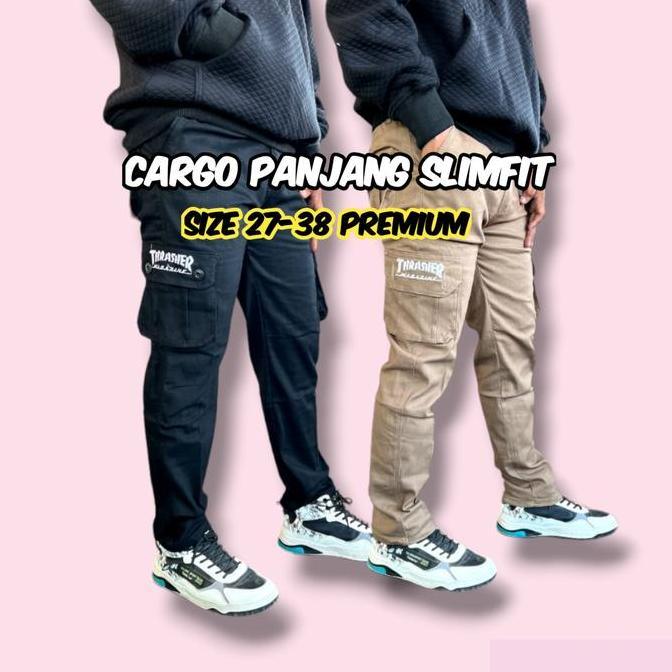 Promo Celana panjang cargo pria / celana panjang pria COD