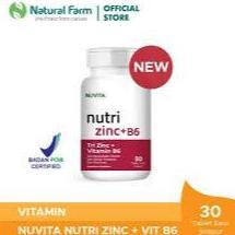 Nuvita Tri Zinc + Vitamin B6 30 Kaplet Suplemen Original