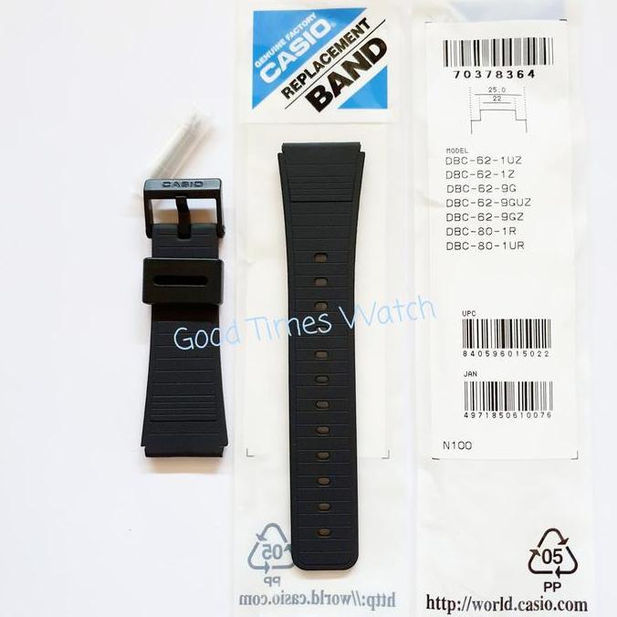 Promo STRAP CASIO DBC 62 DBC 80 Casio Original COD