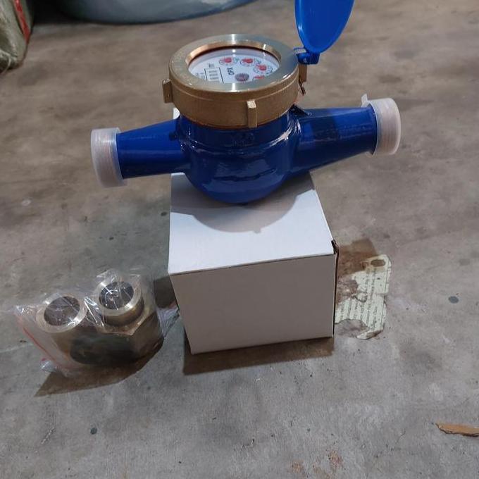 meteran air water meter 1inch drat kuningan