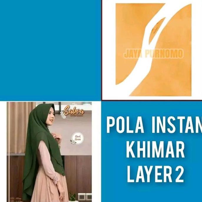 Pola Khimar Layer Dua