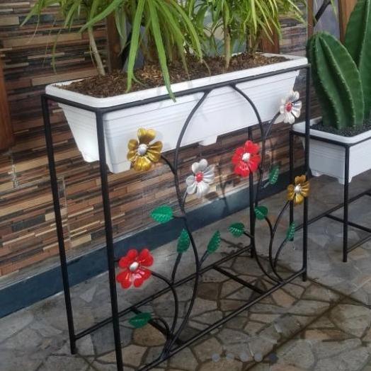 Terlaris Stand Pot Bunga Rak Pot Bunga Besi Rak Pot Tanaman Rak Besi Standing