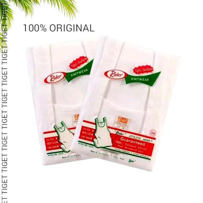 DI50 >> 1 pcs Kaos dalam singlet pria cowok dewasa Remaja rider Original size 32 34 36 38 40 42 XL X