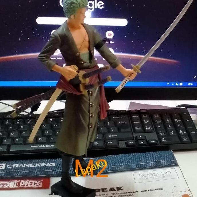 FIGURE ONE PIECE GRANDISTA RORONOA ZORO NERO VERSION
