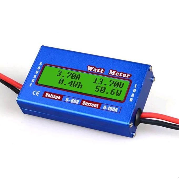 RC Digital DC WATTMETER 100A Watt Meter Power Analyzer Meter Checker DC 60V
