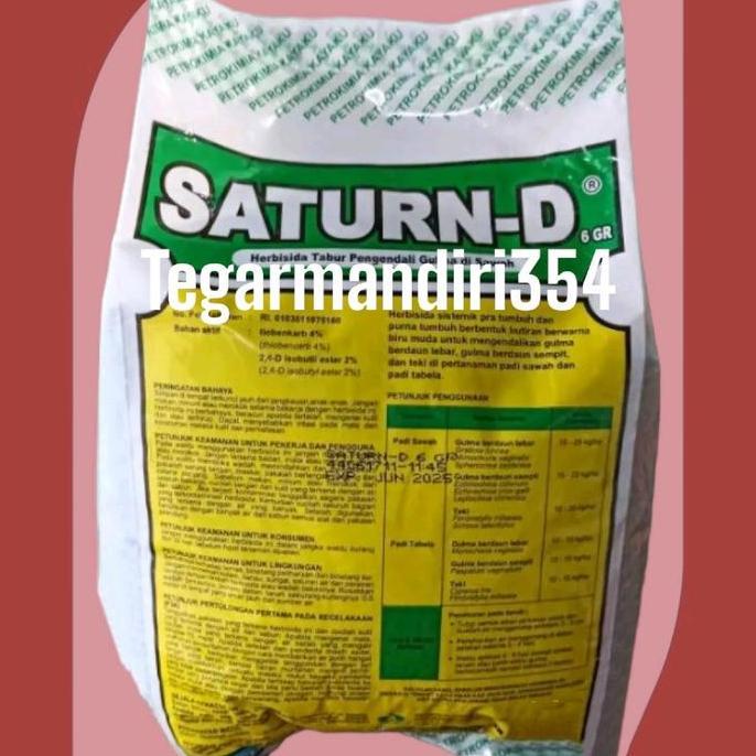 Herbisida padi tabur saturn-d 2kg obat rumput padi satrun 2kg