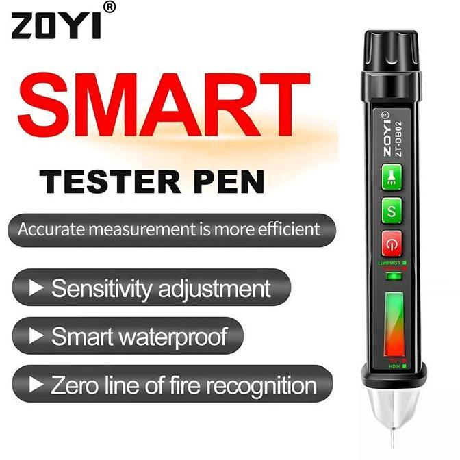 Zoyi ZT-DB02 Tester Pen Tespen Non Contact AC Voltage 12V-1000V