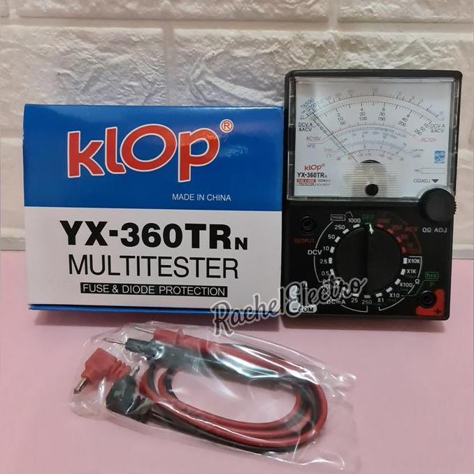 Multi Tester Analog Multitester YX360TR Multitester Analog Multitester KLOP Alat Pengukur Listrik Al