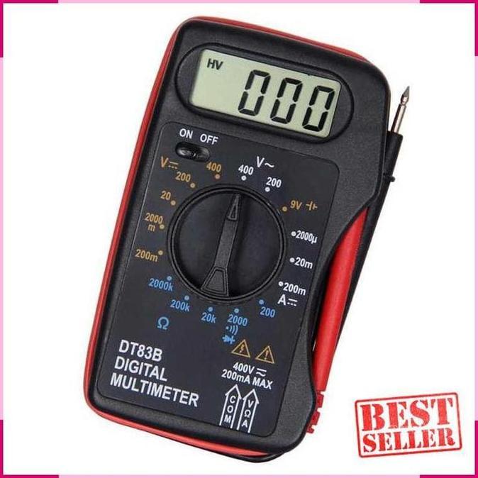 Multimeter Avometer Digital Saku Portable DT83B