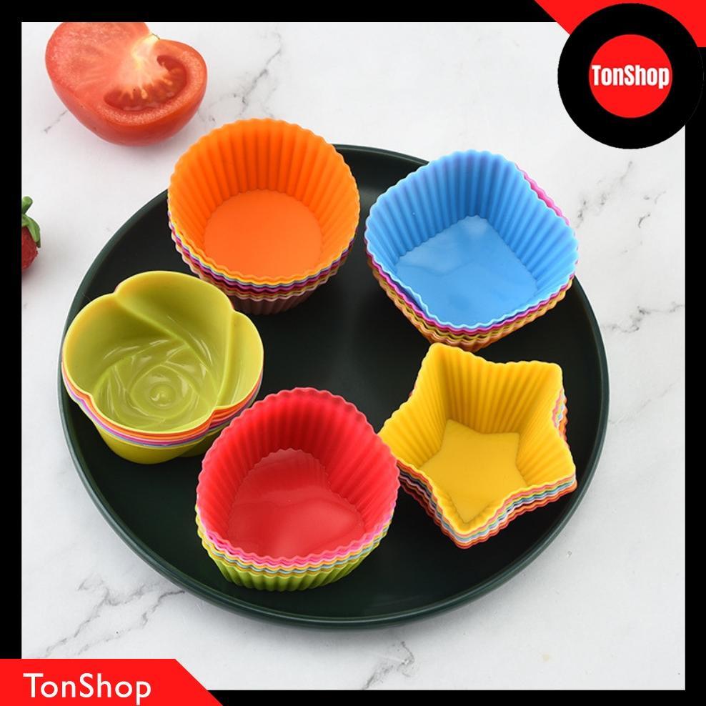 Michaelstorages Cetakan Muffin Silikon / Cetakan Kue Silikon Tahan Panas / Cetakan Ager Karakter Luc