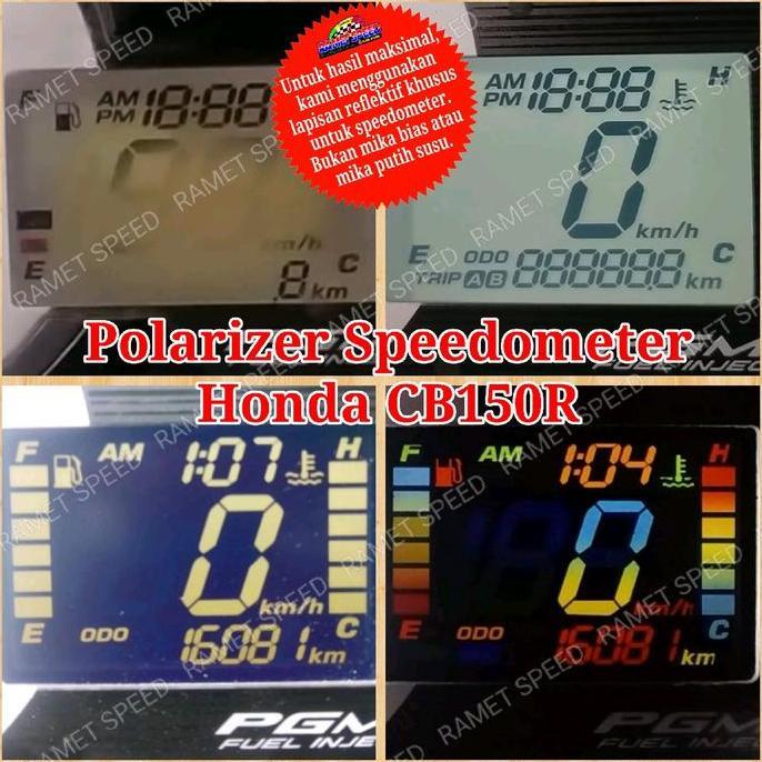 Polarizer speedometer Honda CB150R old polaris speedometer honda cb150r old