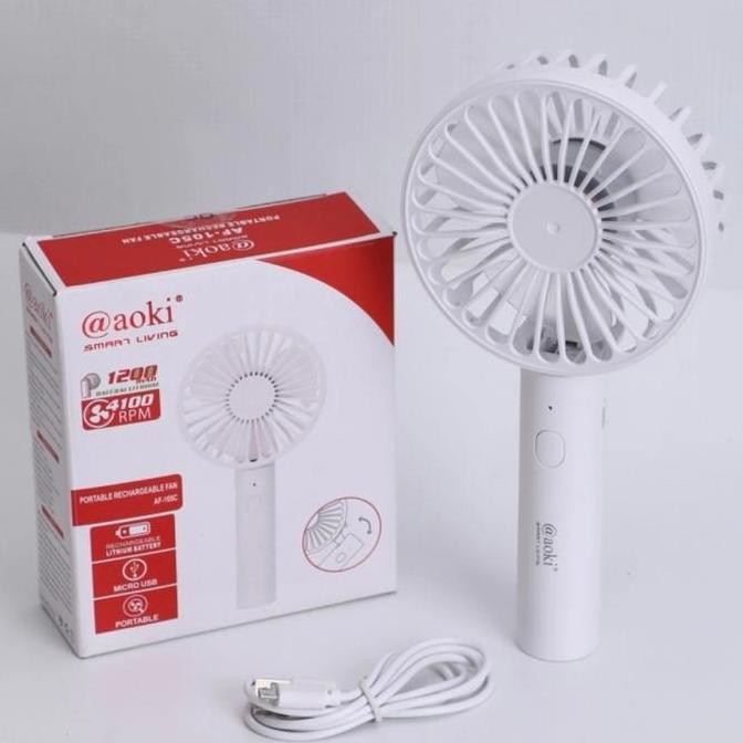 Sale Aoki Mini Fan Portable Usb Charge / Kipas Angin Genggam+Lipat Af-105C