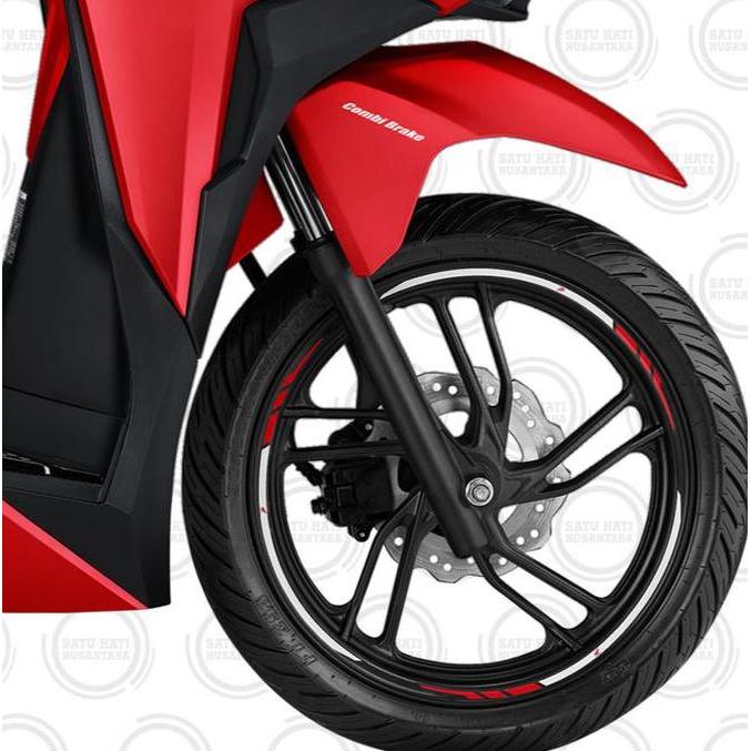 (Vario / Beat / Scoopy) Honda ORI Wheel List Sticker / Stiker Velg 14"