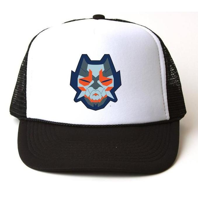 DS258 >> Topi Trucker Gaming Valorant Yoru Oni Mask 3D Logo
