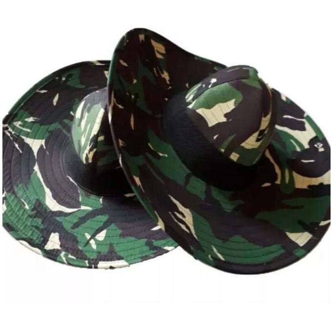 DI155 >> Topi Bundar Big Rim Petani Daun Lebar Topi Berkebun Koboi Matador Murah Musim panas Polos m