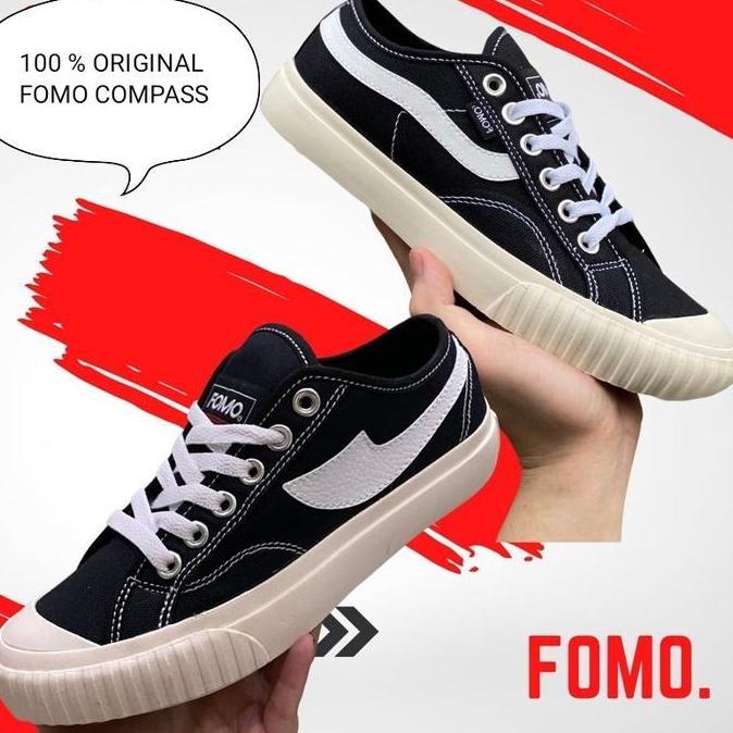 DY87 - Sepatu Sekolah Fomo Compass North 100% ORIGINAL ( PENDEK )