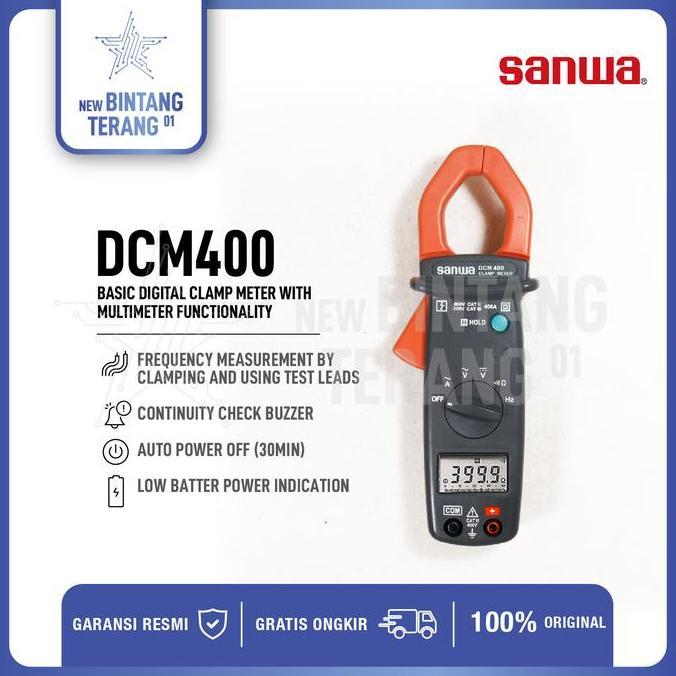 Clamp meter/ tang amper AC Sanwa DCM400