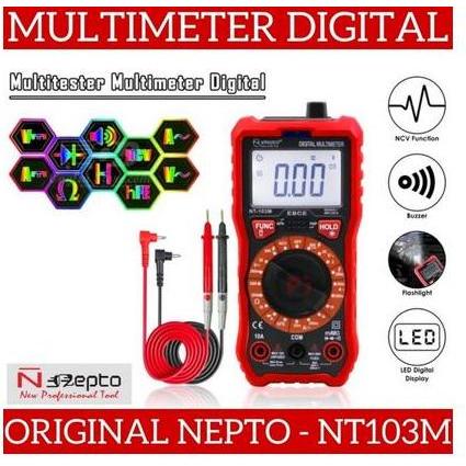 Multimeter Digital NEPTO NT103M Multitester NEPTO NT103M ORIGINAL